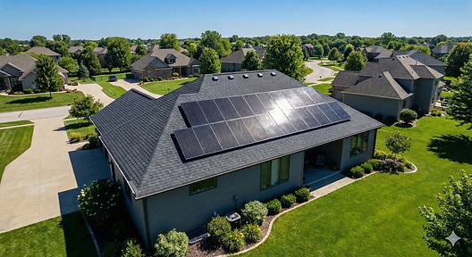 Residential solar installation